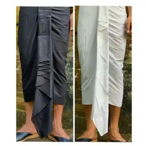 KAMEN BALI PRIA SETENGAH JADI || HITAM & PUTIH POLOS || KAMEN BALI KANCUT JADI