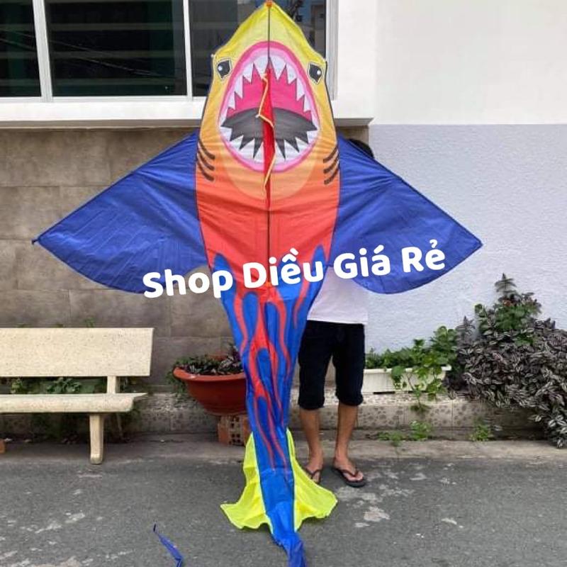   MUA 1 ĐƯỢC 2  Diều cá mập  size khủng 2 mét x 4 mét - TẶNG 150 mét dây + túi đựng  diều 3D diều giá rẻ diều đẹp diều trẻ em,diều 3d diều thả diều rainbow diều cá 7 đuôi diều cá diều delta diều đại bàng diều máy bay diều rắn diều bạ 