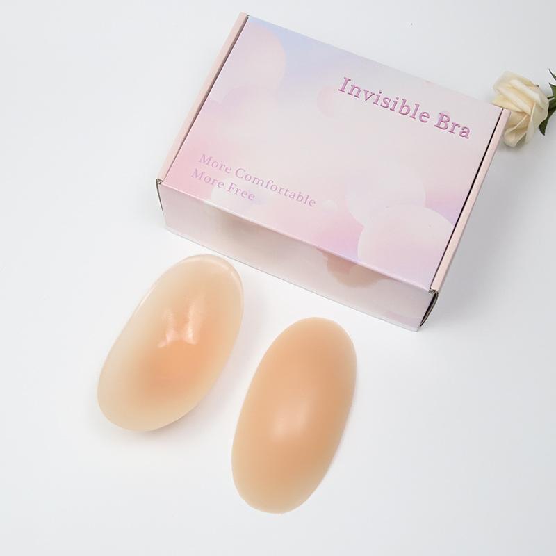 Product Introduction of Shoulder Pads Diagonal Shoulder Right Angle Pads Invisible Seamless Anti-Slip Self-Adhesive Transparent Invisible Silicone Shoulder Pads Artifact Wholesale 3