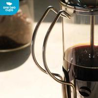 Gambar One Two Cups French Press Coffee Maker Pot Plunger Borosilicate 350ml - KG72 - Silver, Bean dari Usea Official Store Kota Administrasi Jakarta Barat 2 Tokopedia