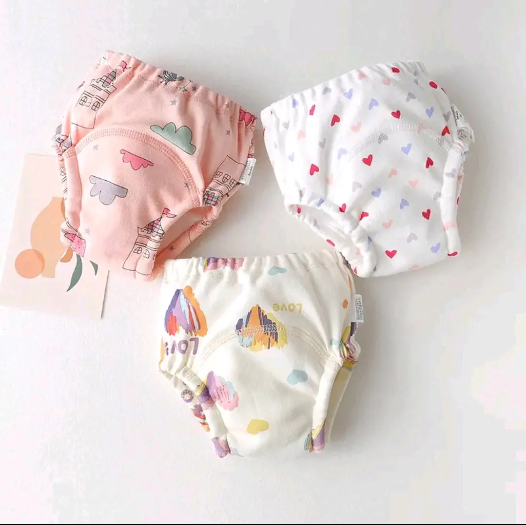 Combo 3 quần tập bỏ bỉm cho bé trai bé gái 3-22kg loại 1 bim chobe