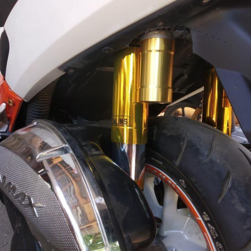Product Introduction of Paket komplit cover shock/Pengaman shockbreaker depan belakang plus Jalu As motor Yamaha Nmax old/new 11