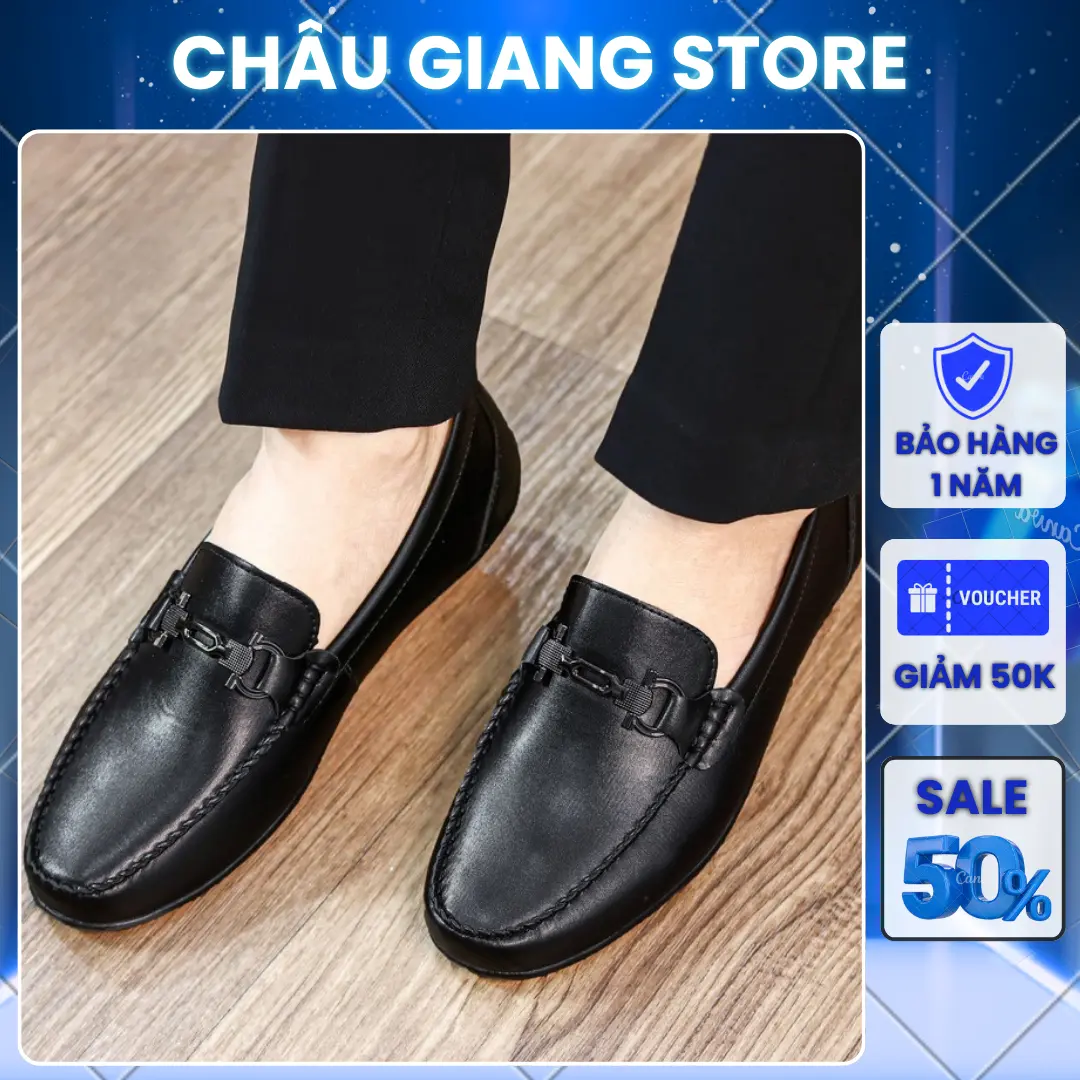 Giày Da Nam Công Sở Thanh Lịch Sang Trọng Đế Cao Su Chống Trơn Trượt B07