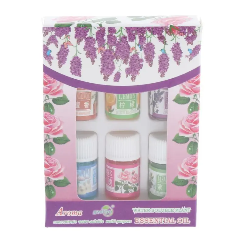 Tinh Dầu Thơm Tinh Khiết, 6 Chai, 3ml, Thích Hợp Cho Máy Khuếch Tán Và Máy Xông Tinh Dầu, Thích Hợp Để Massage 3
