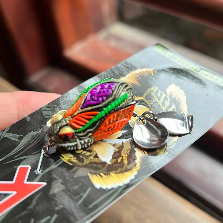 Mồinhái hơi toman ve sầu thái lan kích thước 3,5cm nặng 7g. action - nổi. Câu Cá 4