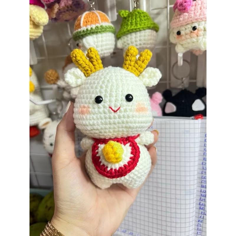 Móc khoá bé rồng hanmade có sẵn nha mn 5