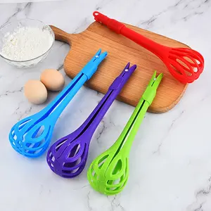 capitan kocokan telur multifungsi 2in1 food grade anti panas pengocok dengan capitan