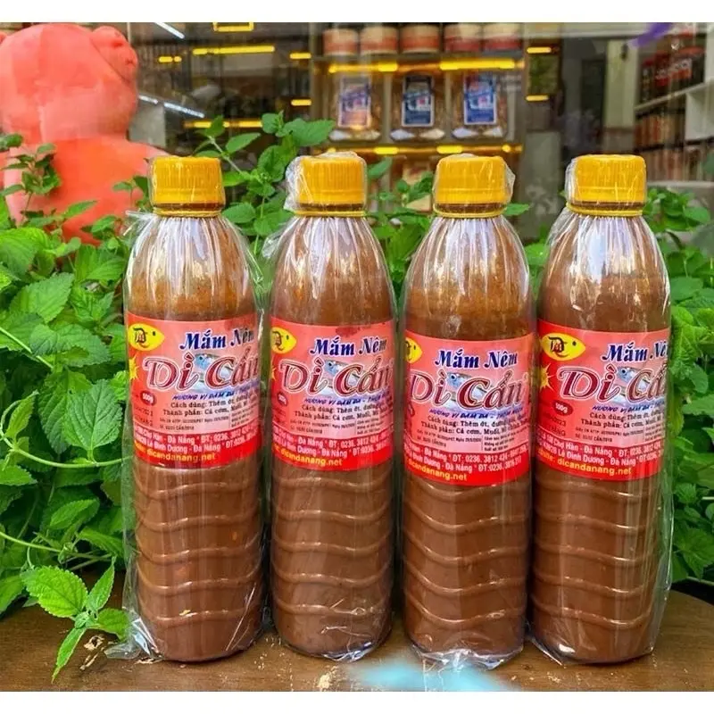 Combo 1 Hủ Mắm Nêm+ 1 Chai Mắm Nêm Cá Cơm Dì Cẩn Đà Nẵng Chính Gốc Siêu Ngon dùng cho các món thịt heo cuốn mắm nêm, bún trộn mắm nêm 4