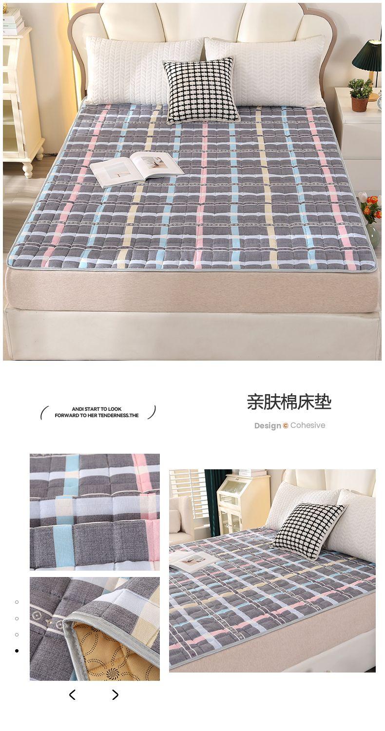 Product Introduction of New Four Seasons Foldable Non-Slip Thin Mattress Tatami Protective Pad Single Double Student Dormitory Protective Pad 13