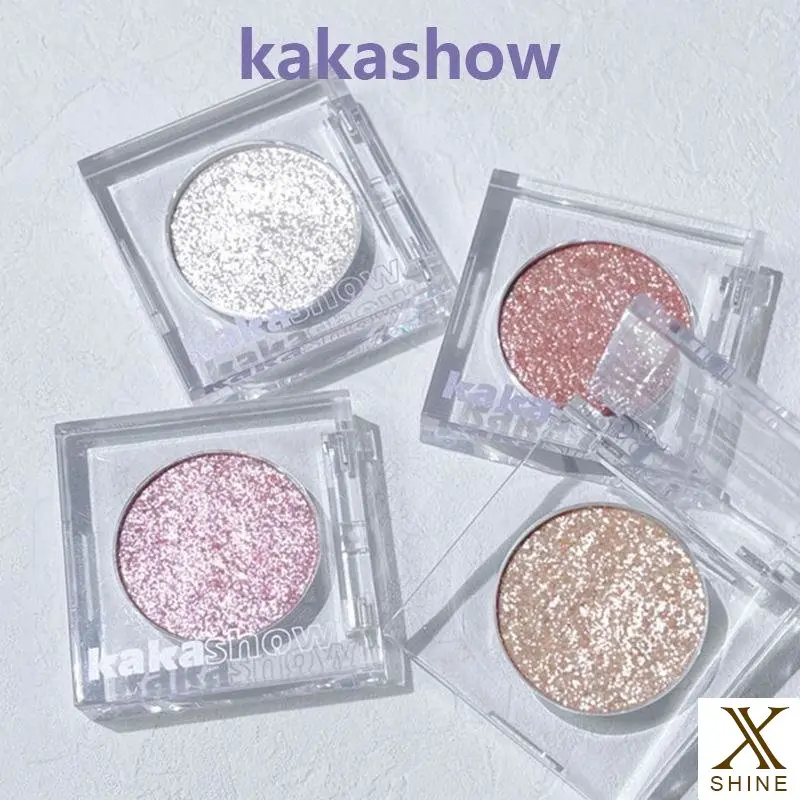 Hộp Nhũ Mắt Bắt Sáng KAKASHOW Mono Eye Shadow Kin Tuyến Bling Trang điểm Nổi Bật