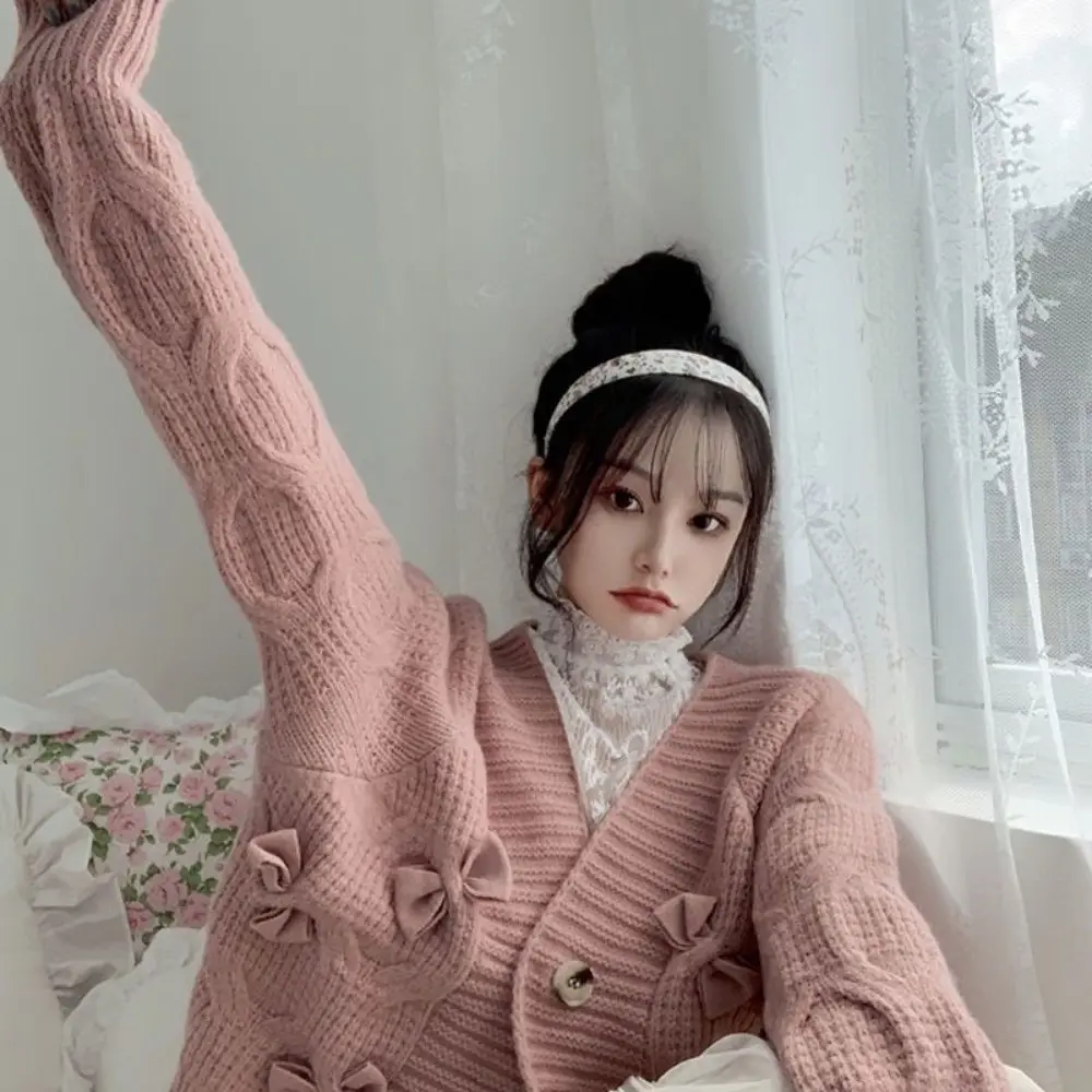 RICH-THEY Áo Len Dệt Kim Ngắn Cổ Điển Thời Trang Xuân Thu Dành Cho Nữ | BigBuy360 - bigbuy360.vn RICH-THEY Áo Len Dệt Kim Ngắn Cổ Điển Thời Trang Xuân Thu Dành Cho Nữ | BigBuy360 - bigbuy360.vn