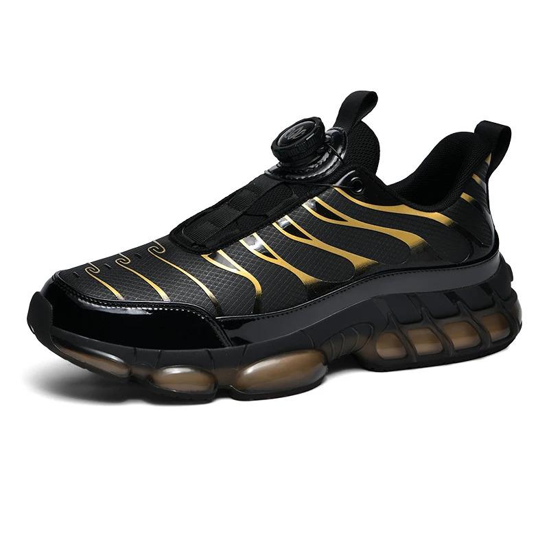 Custom Men Fashion Casual Sports Sneakers Rotary Knob Easy Wearing Lightweight Blank Running Walking Shoes for Women Trainers Training_voghion.com