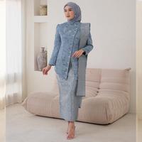 Kebaya + Rok Songket + Selendang (Denim) Kebaya + Rok Songket + Selendang (Denim)