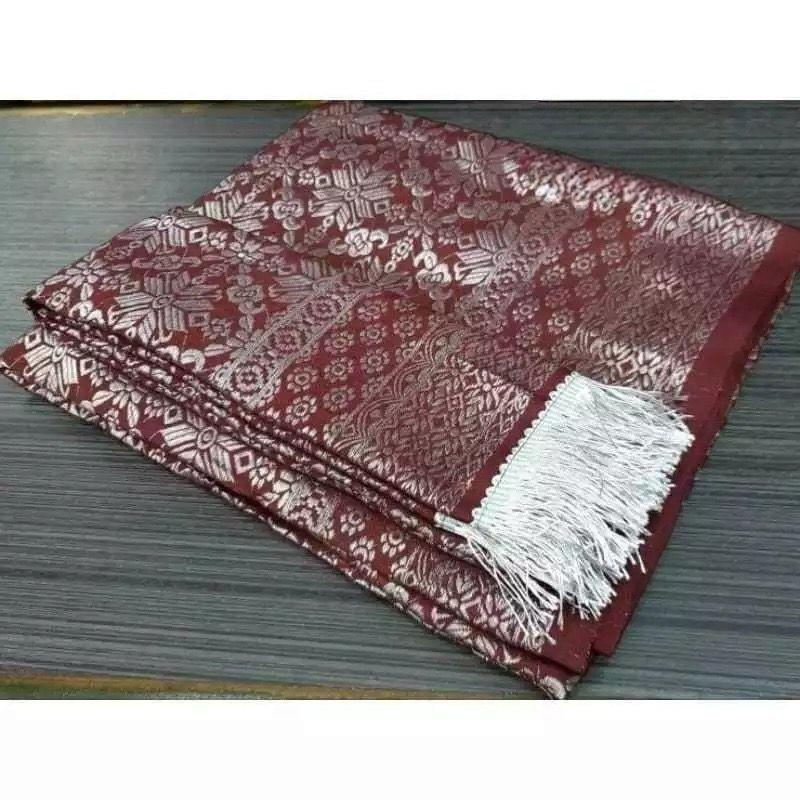 ROK SONGKET SET SELENDANG ROK SONGKET + SELENDANG ROK SONGKET MEWAH BAWAHAN TRADISIONAL Kebaya Wanita 5