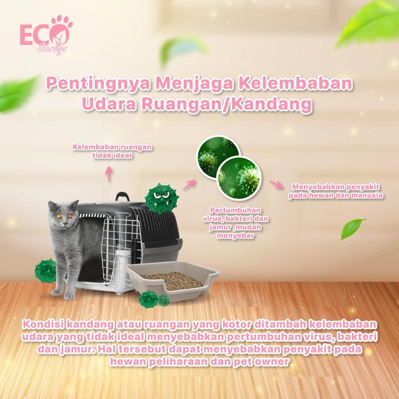 Ecosterilyn Humidifier - Pelembab Ruangan/Kandang Untuk Hewan - 1Liter Cairan Mesin 1