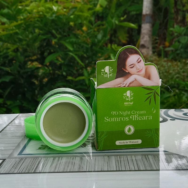Kem face xanh somros theara trị mụn thâm nám