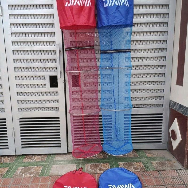 Rọng Đựng Cá Giỏ Đựng Cá Daiwa Vỏ Đẹp Khung Kim Loại Siêu Bền Bắt Cá Fishing