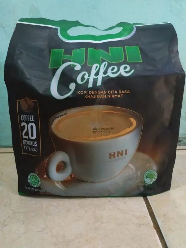 HNI Coffee Kopi Sehat Mengandung Habbatussauda Meningkatkan Stamina dan Hormon isi 20 sachet 1