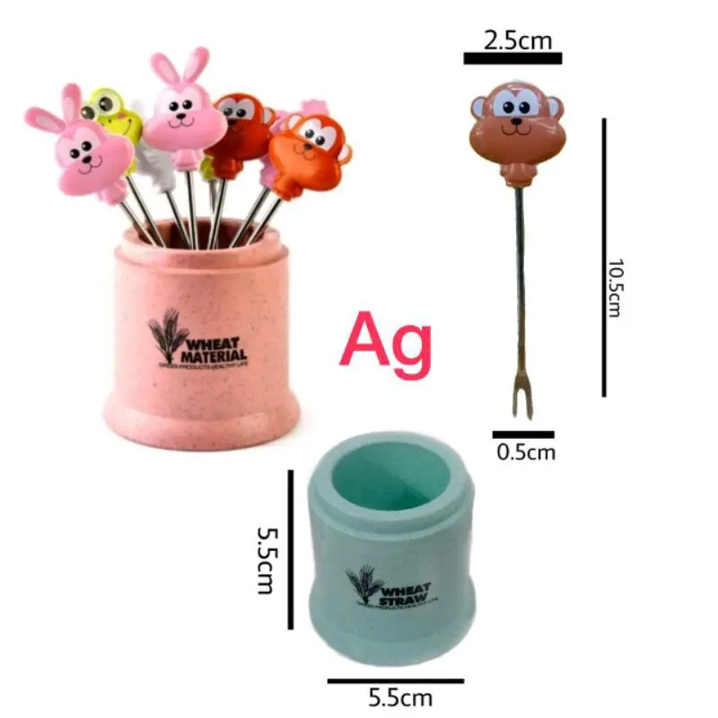 Tusuk Buah / Garpu Buah / Fruits Fork Karakter Animal 2
