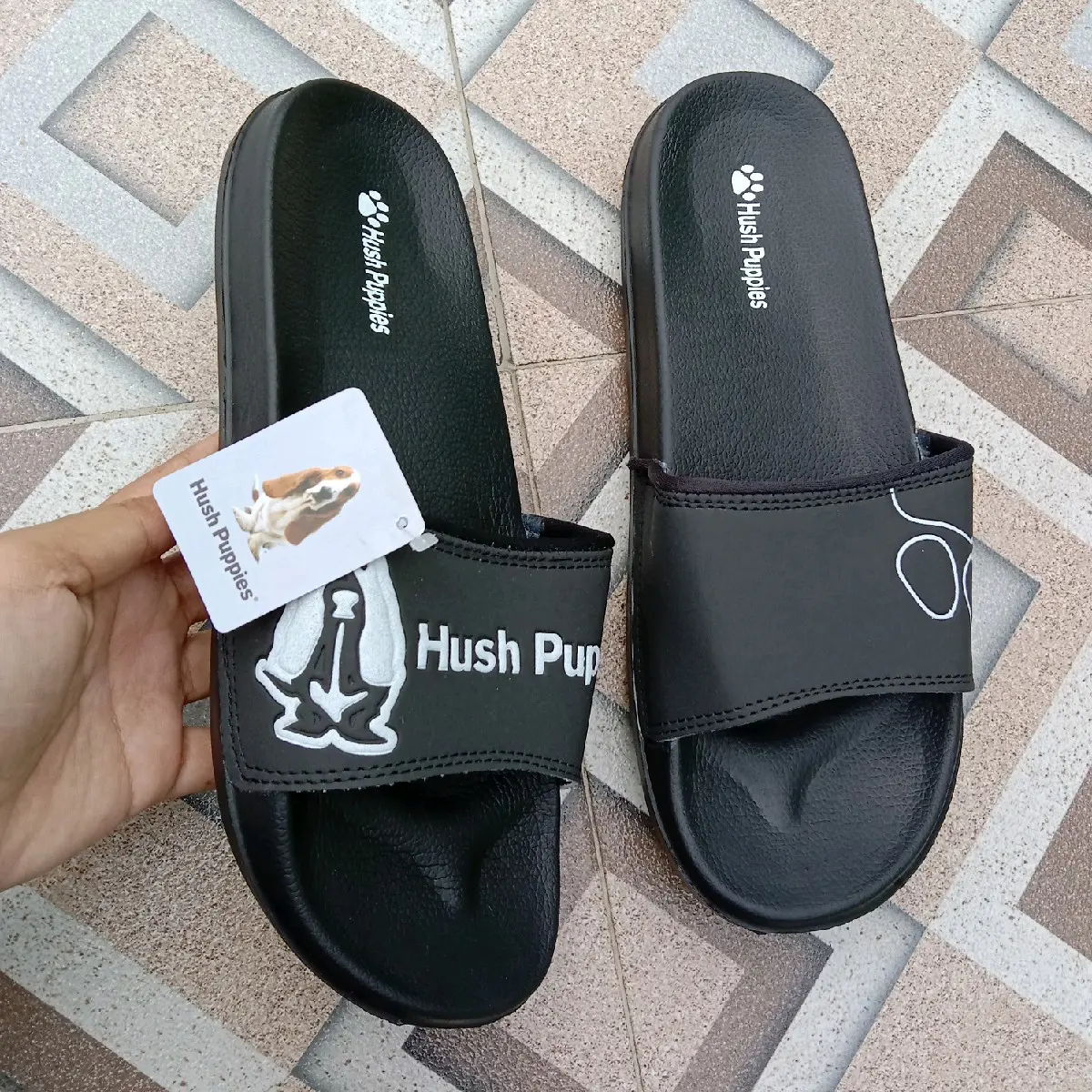 Sandal Slide Hush Puppies size 36-43 sandal slop selop