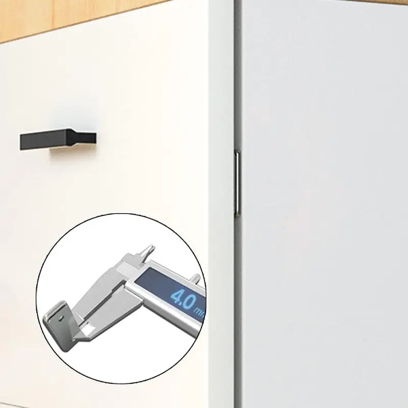 Nam Châm Hít Cửa Tủ Siêu Mỏng - Chốt Khóa Từ Tính Inox 304 Cho Tủ Quần Áo, Tủ Bếp, Phòng Tắm - Kèm Băng Keo & Ốc Vít 7