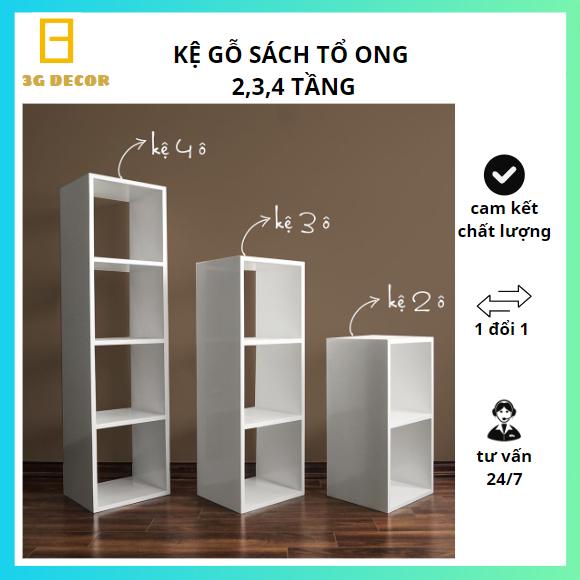 Kệ gỗ tổ ong đa năng kệ sách nhiều tầng trang trí giá rẻ lắp ghép tiện dụng cho học sinh sinh viên