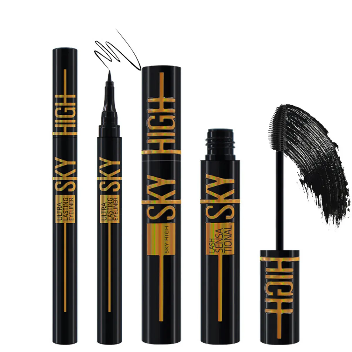 Chuốt mi, bút kẻ mắt 2in1 Tuz, Eyeliner & Mascara chống thấm nước, bền màu cả ngày, nhỏ gọn, tiện lợi