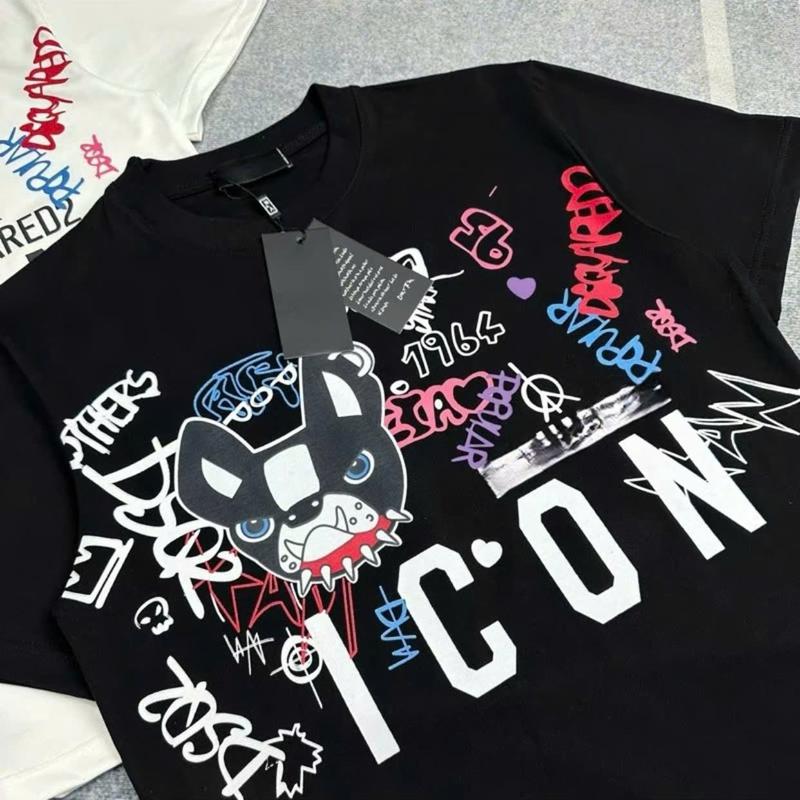 Áo phông cộc tay Y/con đầu chó chất cottonn mềm mại dày dặn 0
