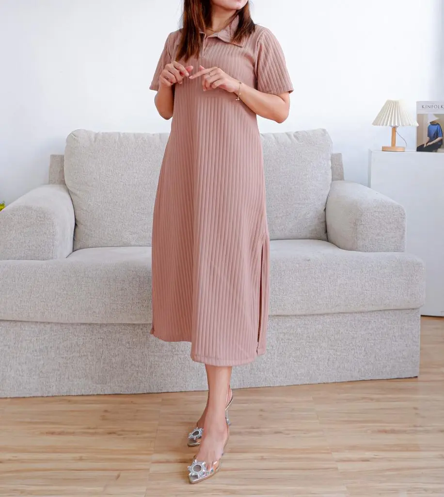 Ratna Fashion - Amber Dress Wanita Hornet Knit