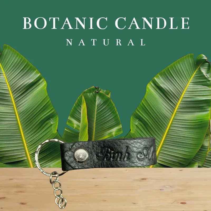 Móc chìa khoá được làm bằng da bò.kèm móc đeo mạ inox