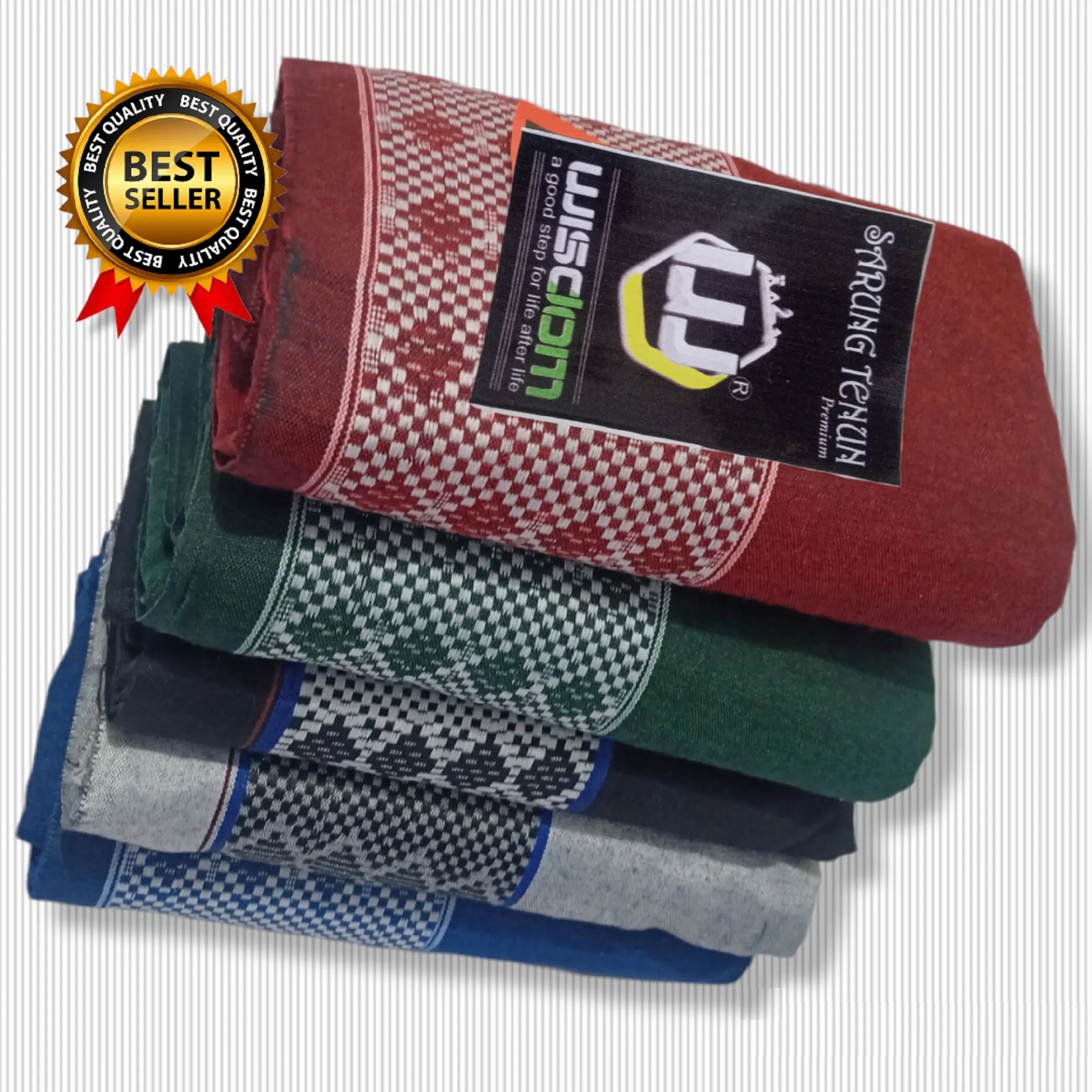 Sarung Tenun Muslim Dewasa Motif Premium Keluaran Terbaru Kain Katun Teteron