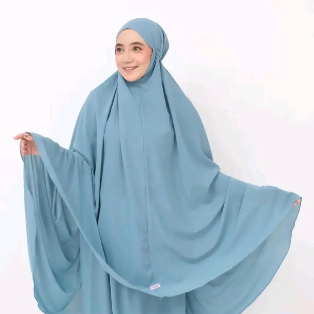 (Free Baby Gold) Mukena travelling diamond crepe size jumbo