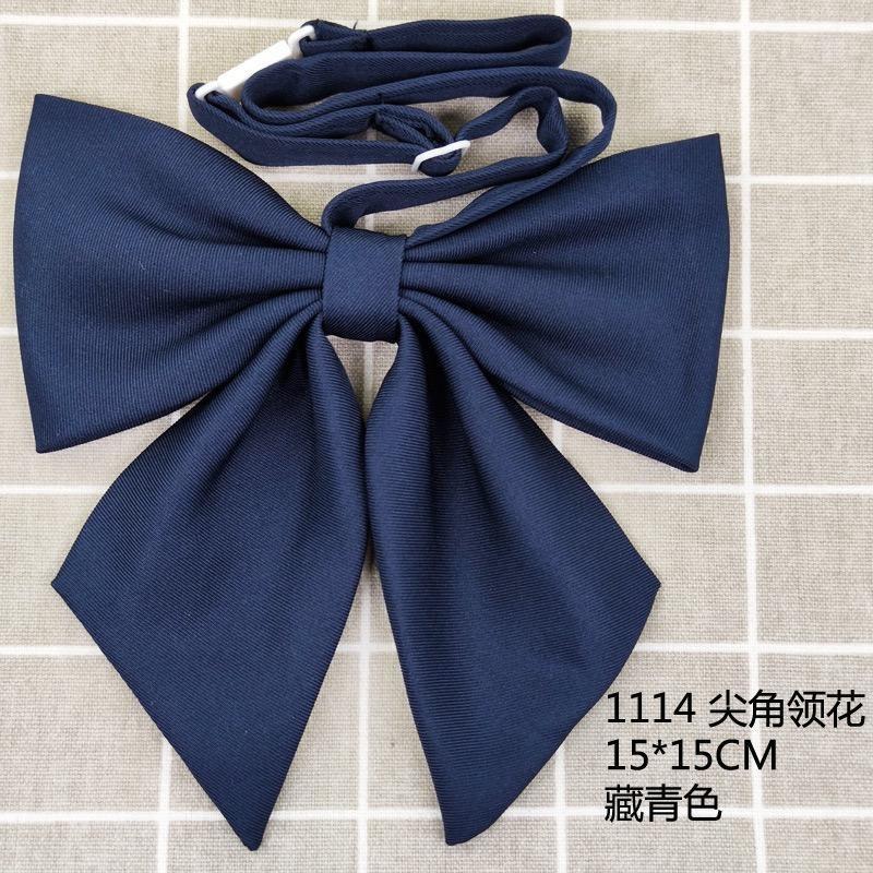 Product Introduction of Solid color JK tie without tie collar flower uniform accessories 8