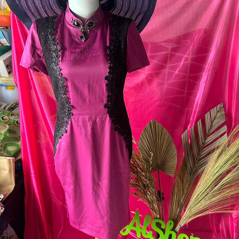 Dress pres body fucia Kombinasi 0