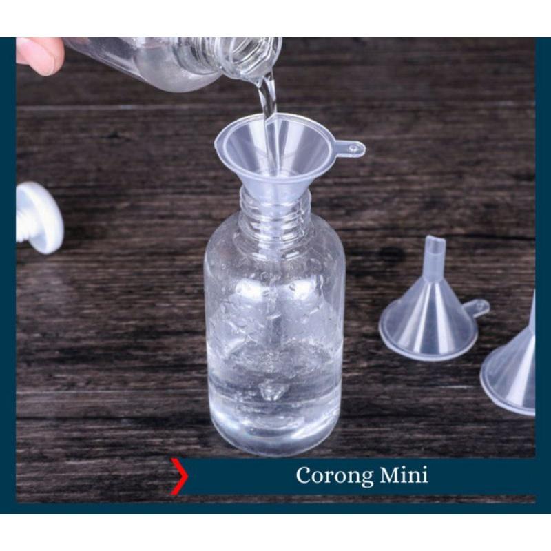 Corong Mini Plastik Corong Mini Botol Plastik Kosong Corong Mini Botol Parfume Kosong 2