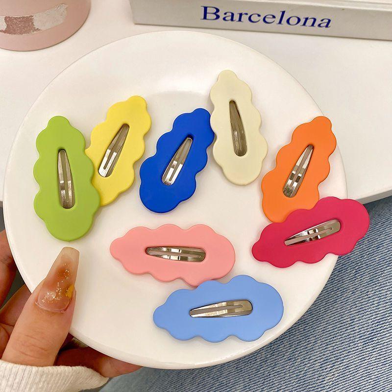 Kẹp Tóc Dễ Thương, Màu Pastel Mới, Kẹp Tóc Ngọt Ngào Kẹp Bên, Kẹp Tóc Đám Mây, Kẹp Bb, 30 Ngày Bán Chạy 4946 Miếng, Kẹp Phong Cách Cô Gái Trẻ 7