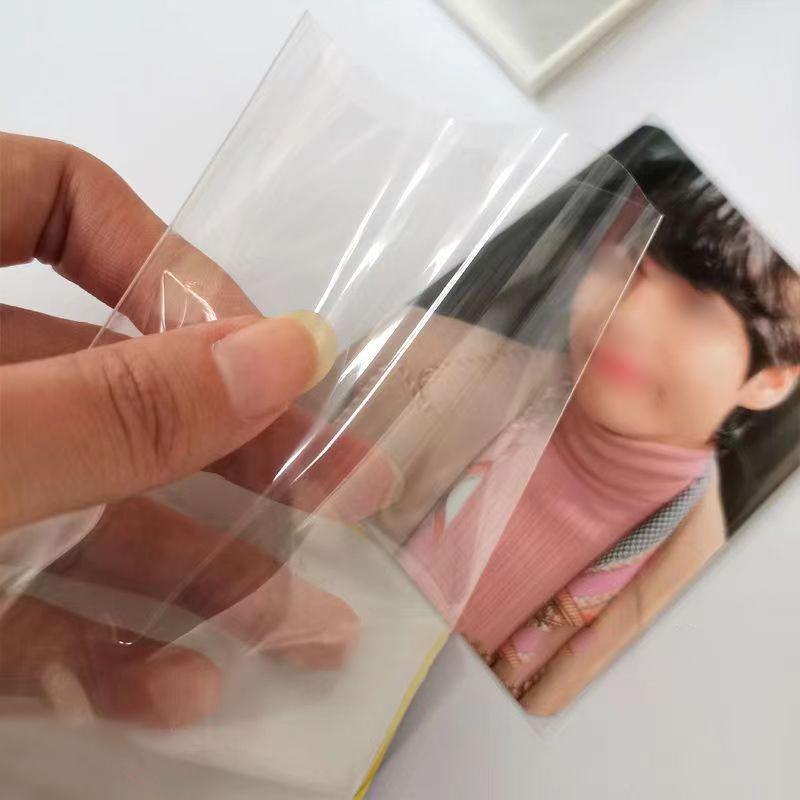 Tay Áo Thẻ Hàn Quốc, 50 Cái, Trong Suốt, Không Axit, CPP CỨNG, 3 Inch, Bảo Vệ Holográfic Photocard, Thích Hợp Cho Album Và Đóng Gáy Tấm Phim 4
