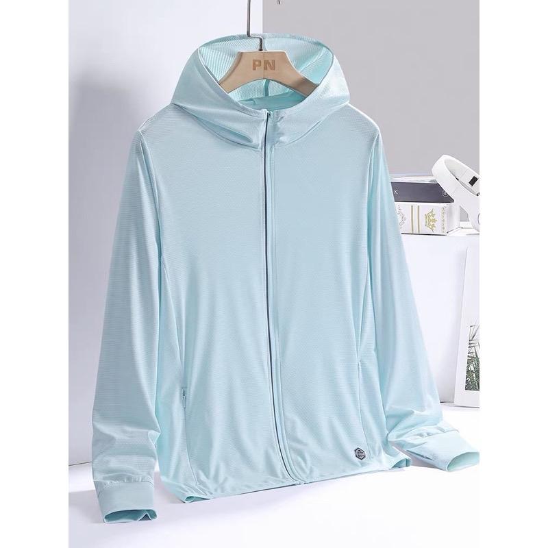 Áo chống nắng nữ vải thun lạnh mặc mát thấm hút mồ hôi, chống tia uv 50+ xl