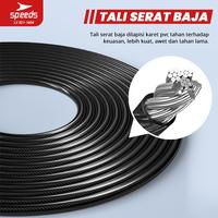 Gambar Speeds Lompat Tali Jump Rope Tali Panjang Olahraga Senam Aman Ringan 021-1604 - 1601 B HITAM dari Speedsindonesia Kota Surabaya 3 Tokopedia