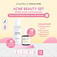Gambar All Perfect Acne Beauty Set Calm Your Acne GET 2 PCS - 100 ML Toner & Serum Wajah Pelembab & Mencerahkan Wajah - Grape Seed Extract & Collagen BPOM | Paket Perawatan untuk Kuliit Berjerawat dan Berminyak Hydrating Tetes - -, - dari All Perfect Shop Kota Administrasi Jakarta Timur 1 Tokopedia