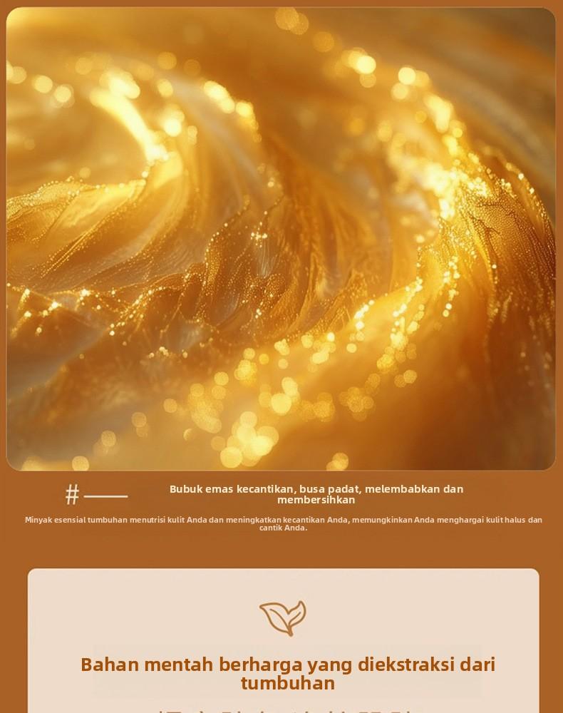 Sabun Handmade Parfum Sabun Emas Sabun Wangi Sabun Minyak Esensial Sabun Anti-Mite Sabun Mandi Sabun Wangi Sabun Pelembut Kulit Melembapkan Halus Menutrisi