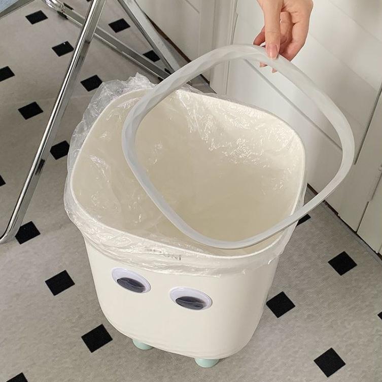 Thùng Đựng Rác Hình Hoạt Hình Bằng Nhựa Tiện Dụng, Thùng Rác Đáng Yêu - Gọn Decor 1