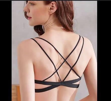 Áo lót su cài khóa trước 881 -  hàng đệm bàn tay mỏng mặc mát dày 0,5cm free size dưới 53kg số đo vòng 1 dưới 83cm- áo ngực Nữ Bra 4