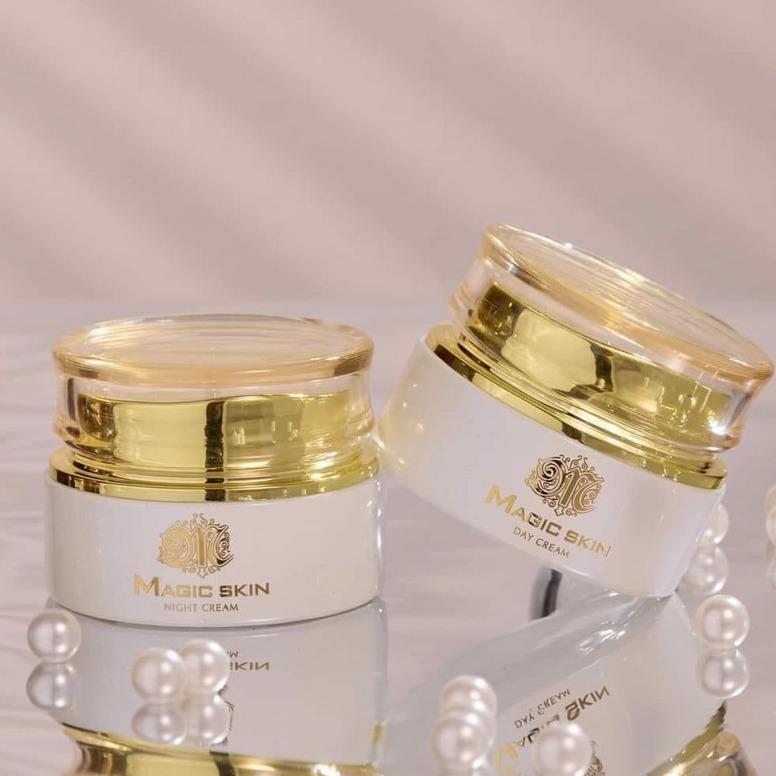 Combo kem ngày dêm Ngọc Trai Magic skin