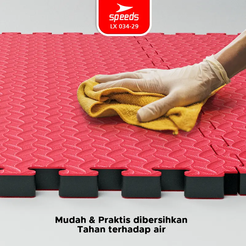 SPEEDS Matras Takewondo Tebal Bela Diri Eva Puzzle Karate Mat 5cm Muaythai Karate Matras Evamat Bela 034-29 4