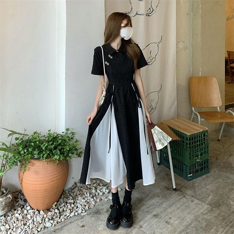 Product Introduction of Váy Sườn Xám, Phong Cách Trung Quốc, Dành Cho Nữ, Thiết Kế Xuân Hè Thanh Lịch, Cao Cấp, Eo Bó Sát, ngắn Tay, Đầm Midi Women Dress 10