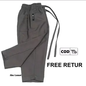 Celana sirwal pria dewasa/celana pangsi/celana cingkrang/celana solat/Daleman sarung/celana santri Muslim Sarung