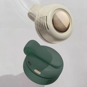 ポータブルミニ扇風機、USB充電式扇風機、ハンドヘルドリーフレス扇風機、夏の扇風機、ギフトに最適、ウェアラブルパーソナル扇風機