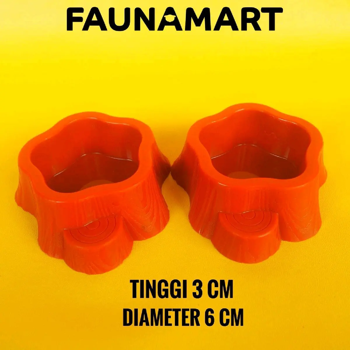 Tempat makan hamster bentuk Batang Pohon
