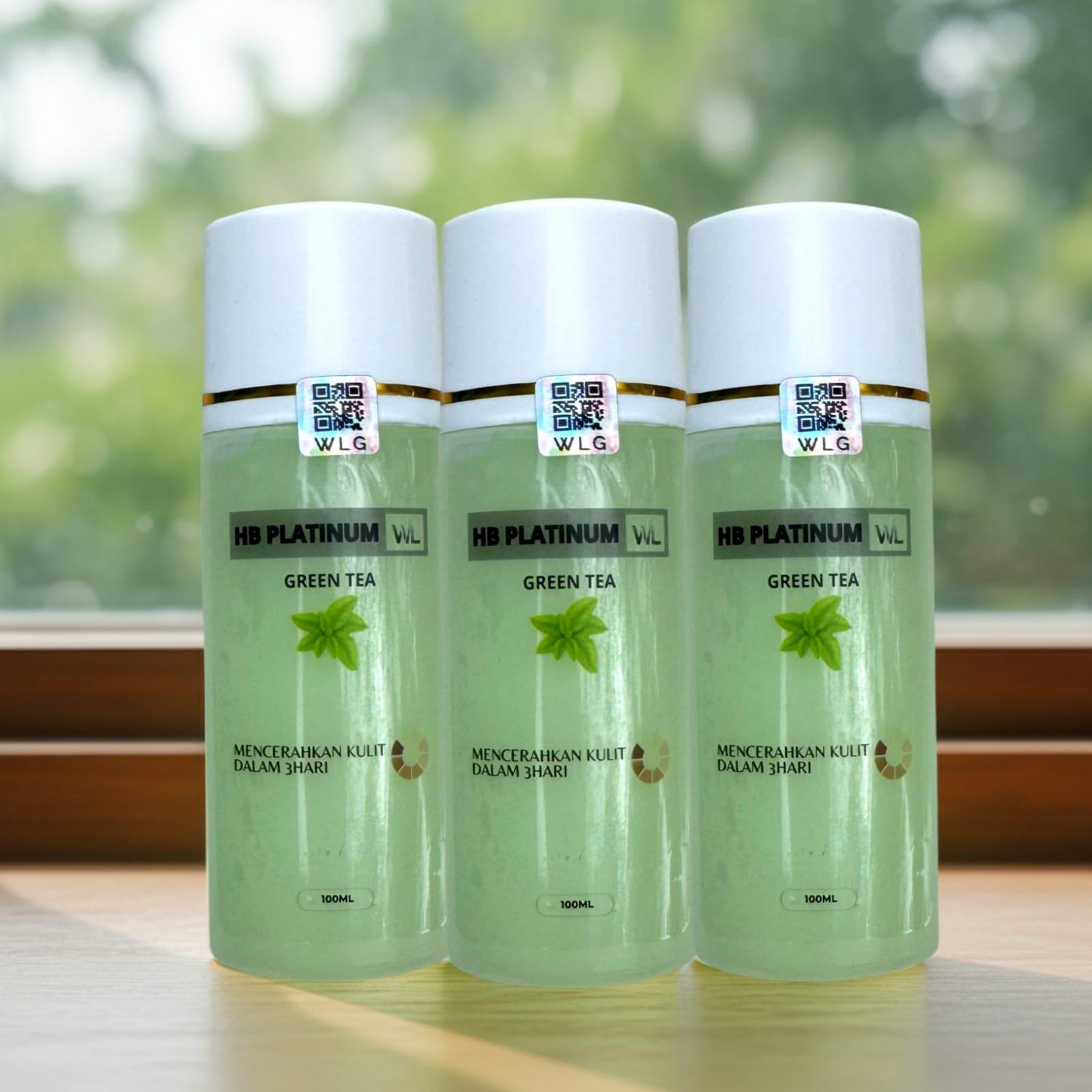 HB Platinum WLG Original BPOM Whitening Skin Booster Varian Anggur Jasmine Greentea Memutihkan & Mencerahkan Kulit
